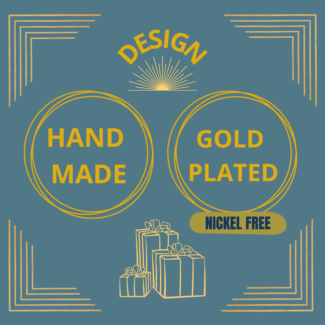 ANILLO PASADOR bañado de oro - Diseño con carácter